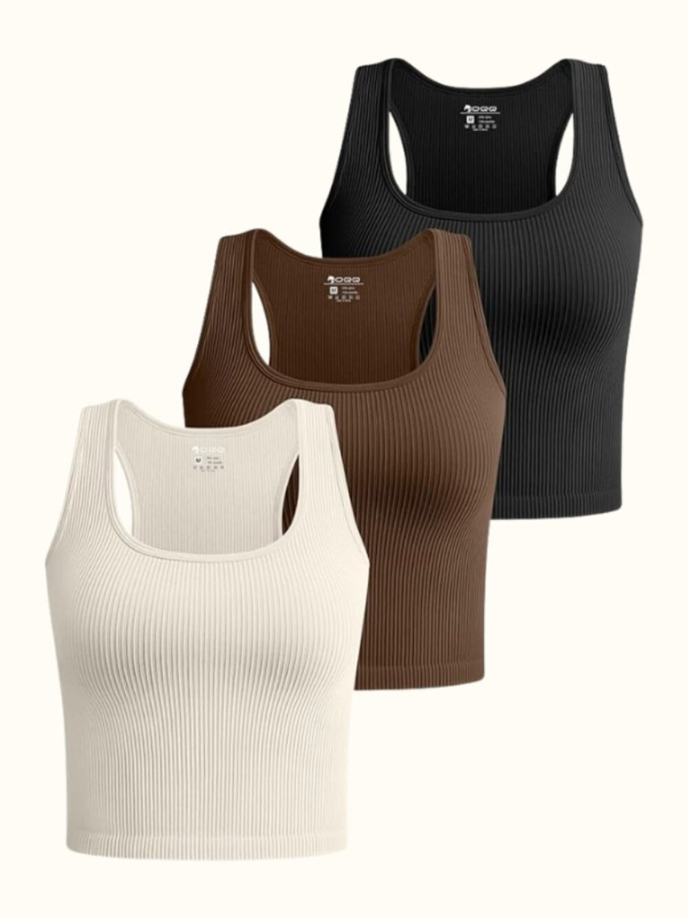 3-Pack Ribbed Tank Tops